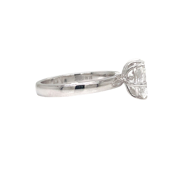 14K White Gold Laboratory Grown Diamond Tio et Mio Ring