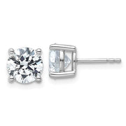 14K White Gold 4.16dwt Laboratory Grown Diamond Studs