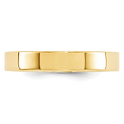 4MM Yellow Gold Flat Wedding Band