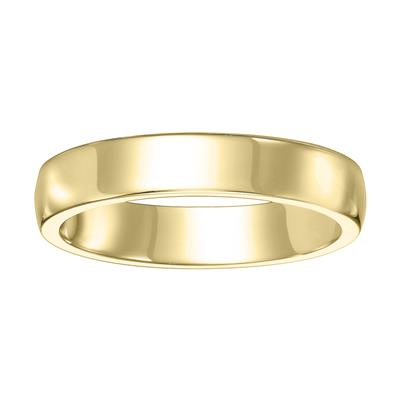 4MM Yellow Gold Euro Dome Wedding Band