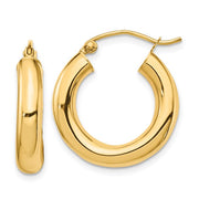 14K Yellow Gold Small Hoop